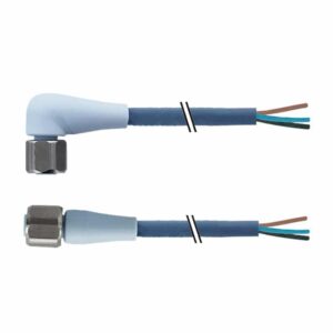 Connection cables tpe angled and straight